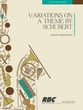 Variations on a Theme by Schubert Concert Band sheet music cover
